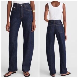 NWT Madewell The Balloon Jean Rigid High Rise Barrel Wide Leg Dark Wash 29P